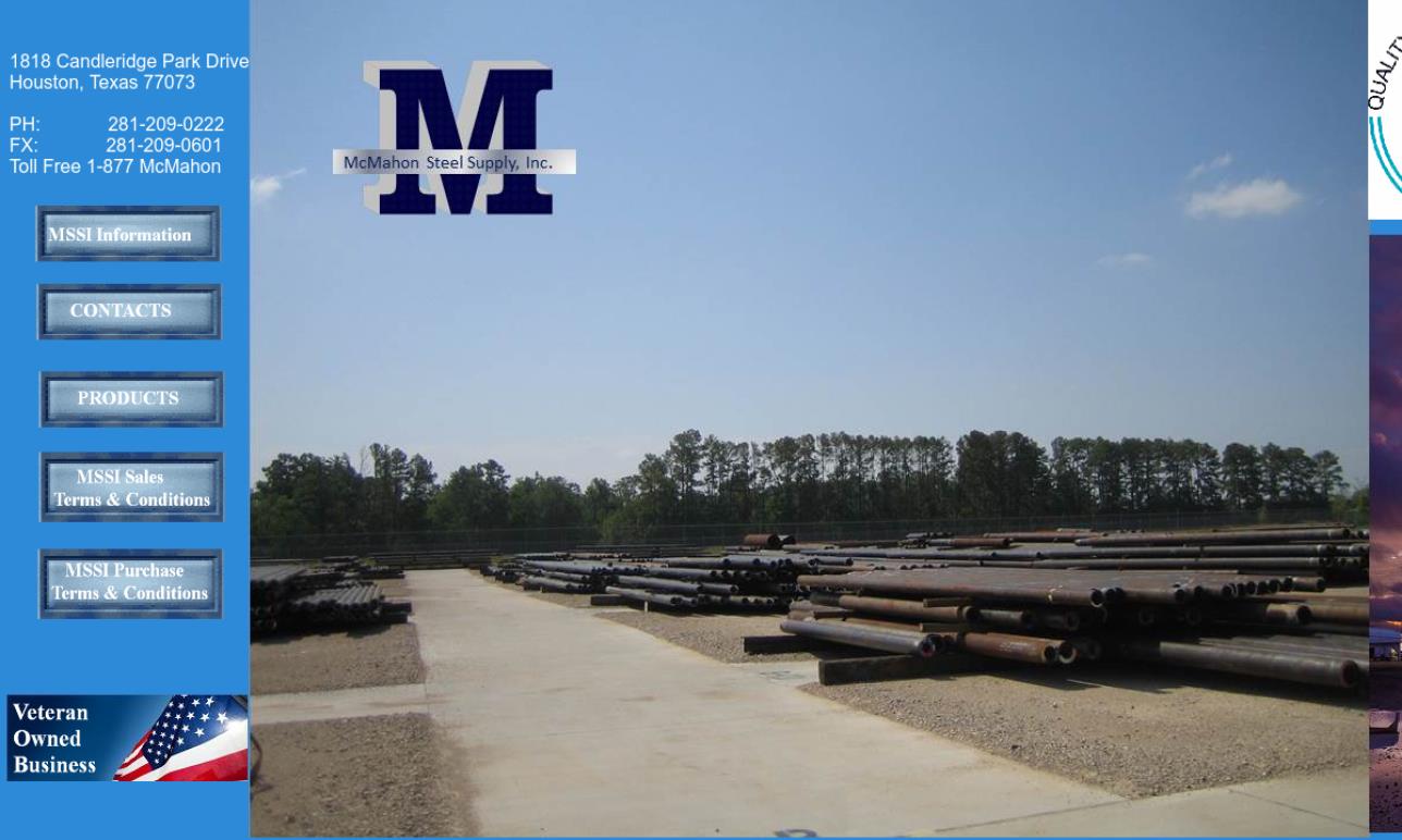 McMahon Steel Supply, Inc. Steel Service Centers