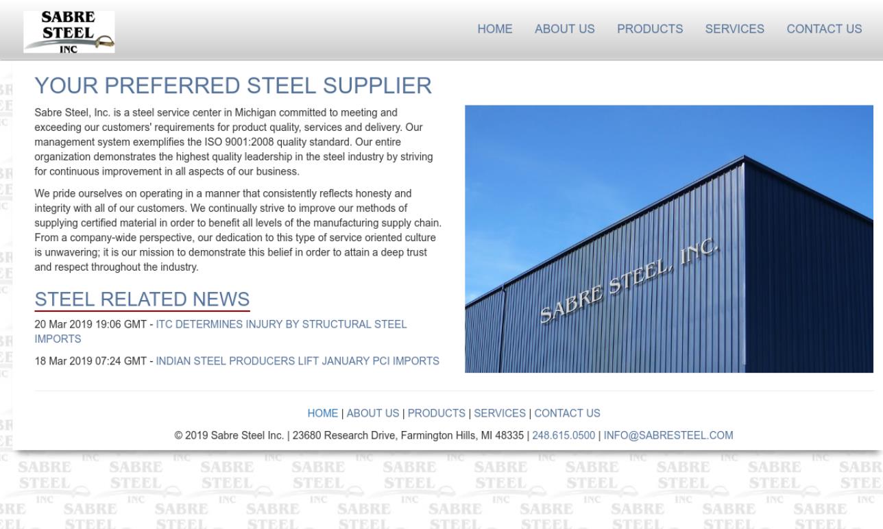 Sabre Steel, Inc.