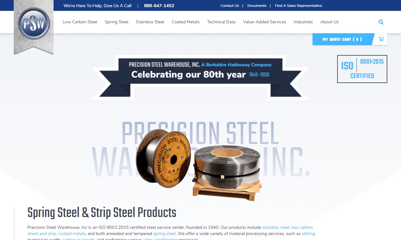 Precision Steel Warehouse, Inc. Steel Service Centers