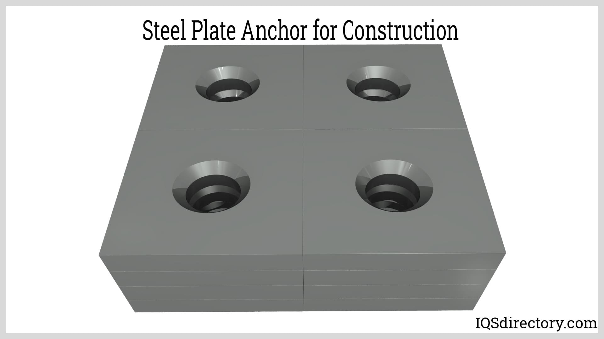 Steel Plate Anchor for Construction